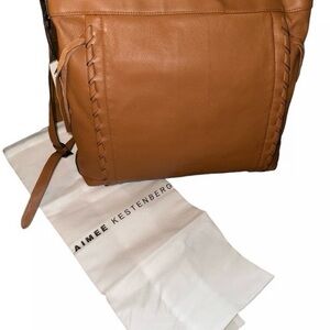 Aimee Kestenberg Tan Leather Men's Bag